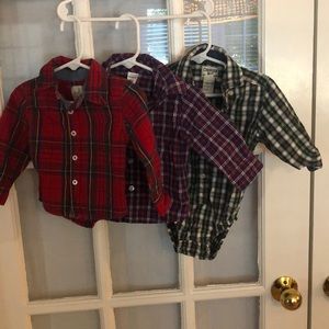 Oshkosh/ Carter’s/ peek - boys shirt bundle